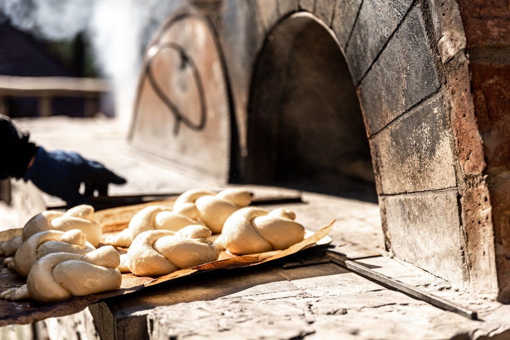 A traditional oven